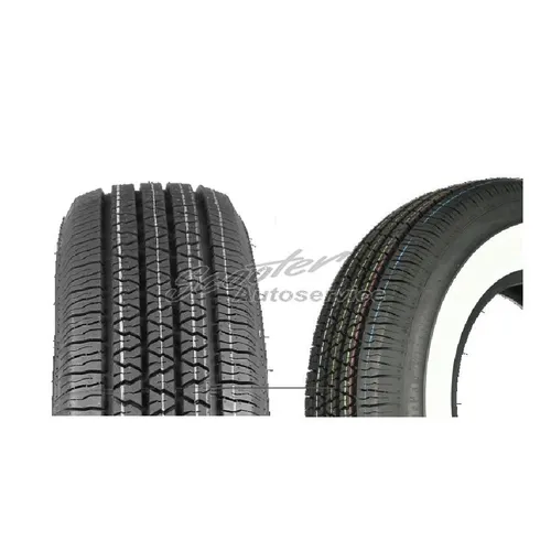 Kontio 185/80 R13 90S Weißwandreifen - Autoreifen mit 70 mm breiter Weißwand, ideal für Oldtimer. Kombiniert klassisches Aussehen mit moderner Radialtechnologie für herausragende Leistung.