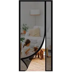 Sekey Insektenschutz-Tür Fliegengitter für Balkontüren - Praktisches, magnetisches Fliegengitter für Balkontüren. Einfache Montage ohne Bohren, robustes Fiberglas und katzensicher. Ideal für ungestörten Durchgang.