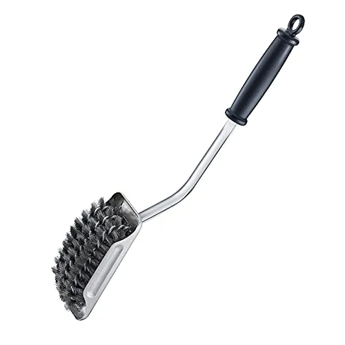 RÖSLE Barbecue-Reinigungsbürste SlideX - Grillbürsten: Hochwertige Edelstahlbürste mit flexiblem Bürstensatz für gründliche Reinigung, ideal für verwinkelte Grillroste und einfache Austauschbarkeit der Bürstenköpfe.