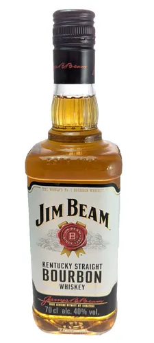 Jim Beam Kentucky Straight Bourbon Whiskey 0,7l – Premium Genuss - Whisky, vollmundiger Bourbon mit 40% Vol., ideal für Kenner und Liebhaber edler Spirituosen.