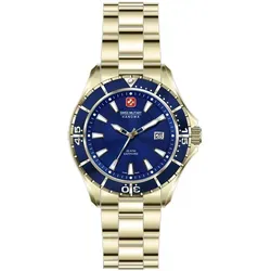 Hanowa Swiss Military NAUTILA PEARL 06-7296.7.55.009 Damen Armbanduhr - Armbanduhr für Damen mit elegantem Perlenzifferblatt, 100 m wasserdicht und ideal für den täglichen Gebrauch oder besondere Anlässe.