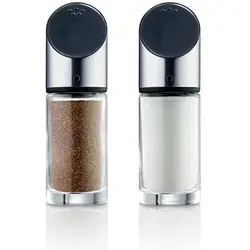 blomus Salz- & Pfefferstreuer Livo 2tlg. Edelstahl Transparent Matt - Elegantes 2-teiliges Set aus Edelstahl und transparentem Material, perfekt für stilvolle Tischdekoration und praktische Nutzung.