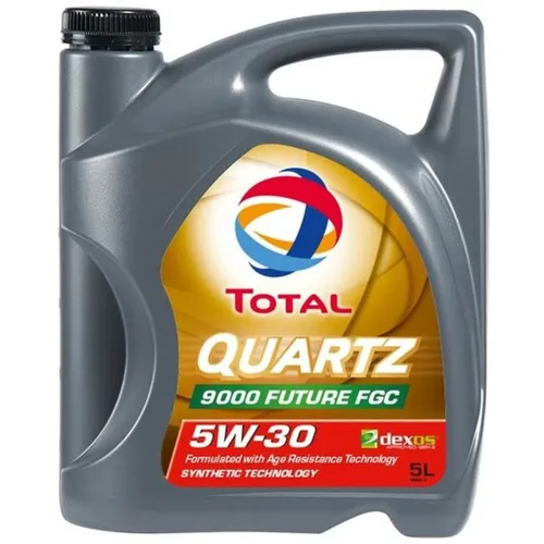 Total Quartz 9000 Future FGC 5W-30 Motoröl 5L - Hochleistungs-Motoröl für Fiat, Ford, Honda und Toyota. Mit HC-Synthese-Technologie für optimalen Schutz und Effizienz.