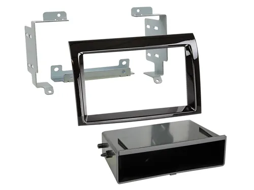 Einbaurahmen DIN Autoradio für Citroen Jumper & Fiat Ducato 06-22 - Hochwertige Radioblende in piano schwarz für einen perfekten 1 DIN Einbau in Fiat Ducato, Citroen Jumper und Peugeot Boxer.