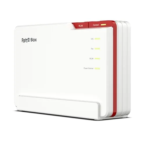 AVM Fritz!Box 5690 Pro Premium Modem Router - Router mit WLAN 7 Tri-Band (2.4GHz, 5GHz, 6GHz) für blitzschnelle Geschwindigkeiten bis zu 18.500 Mbit/s, ideal für FTTC, E/VDSL und Glasfaseranschlüsse.
