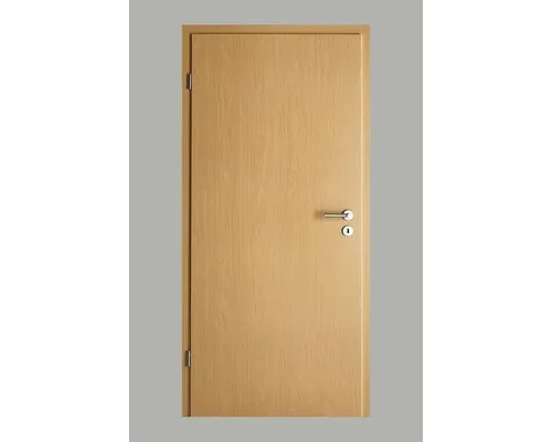Pertura Zimmertür Meili Buche Nachbildung 98,5x198,5 cm Links - Hochwertige Zimmertür in Buchenoptik mit leichtem Spezialwaben-Kern für einfache Handhabung. Ideal für jeden Raum, bietet eleganten Stil und hohe Stabilität. Türanschlag links, inklusive Schloss und Bänder.