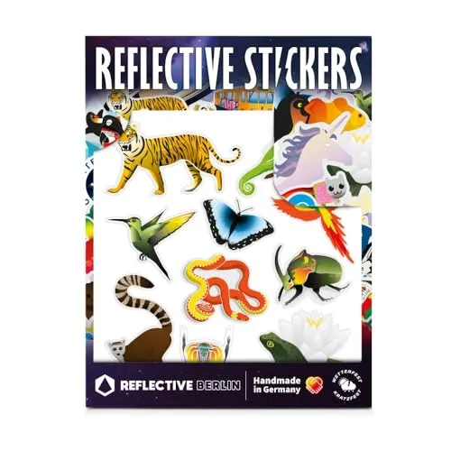 Reflective Berlin K.I.D. Reflexaufkleber Jungle Einheitsgröße