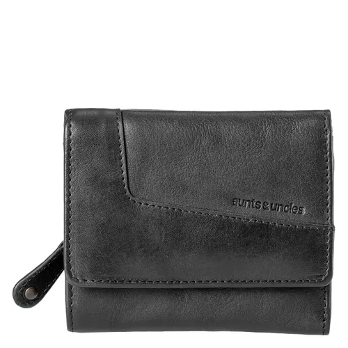 aunts & uncles Grandmas Luxury Club Chelsea Geldbörse 10cc 11 cm RFID (blacksmoke) - Elegante Geldbörse aus hochwertigem Rindleder mit RFID-Schutz. Praktische Fächeraufteilung für Karten und Bargeld. Ideal für stilbewusste Nutzer, die Sicherheit und Funktionalität schätzen.