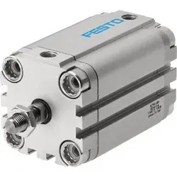 FESTO ADVU-50-20-A-P-A Kompaktzylinder 20 mm - Kompakter FESTO Zylinder mit 20 mm Hublänge, ideal für präzise Bewegungssteuerung in automatisierten Anwendungen. Robuste Bauweise für zuverlässigen Einsatz in der Industrie.