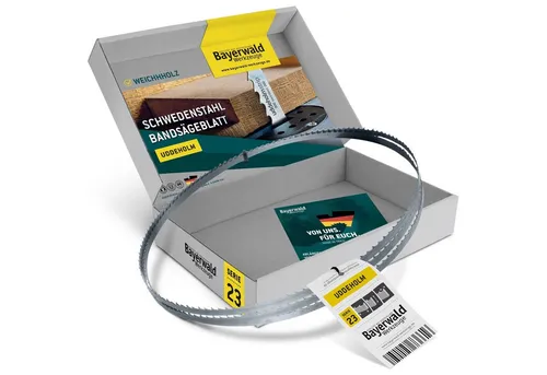 Bayerwald Uddeholm Bandsägeblatt 4050 x 25 x 0.60 x 8 - Hochwertiges Bandsägeblatt für präzise Schnitte, ideal für alle gängigen Anwendungen. Mit langlebigem Uddeholm-Schneidstoff für optimale Ergebnisse.