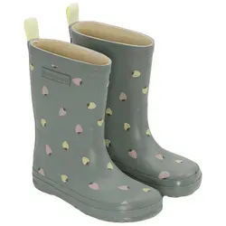 Bundgaard Gummistiefel "Charly High" in Grün - 33 - Wasserdichte Gummistiefel mit verstärkter Vorder- und Hinterkappe. Ideal für nasse Tage, einfach anziehbar durch Zugschlaufe und rutschfeste Sohle.