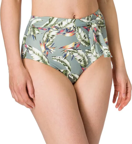 ESPRIT Damen Panama Badehose Schwimmhose high Waist Brief Bikinihose Hellgrün 36