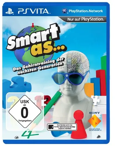 Smart As... - PS Vita Lernspiel, fördert logisches Denken und bietet spannende Herausforderungen für die ganze Familie.