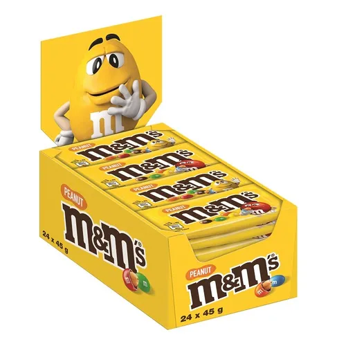 M&M's Peanut 24x 45g M+Ms