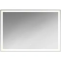 Zurbrüggen LED-Lichtspiegel XANIA 100x70 cm - Badspiegel mit 28 Watt LED-Beleuchtung und Touchschalter, sorgt für ein schmeichelhaftes Licht und perfektes Styling in Ihrem Badezimmer.