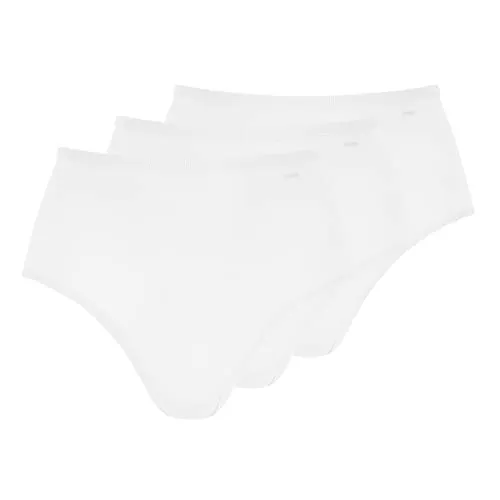 Mey Only Lycra Taillen-Slip 3er-Pack (46/48 Weiß) - Bequeme Unterwäsche mit perfektem Sitz und ohne Seitennähte. Weiches, elastisches Material für hohen Tragekomfort im Alltag.