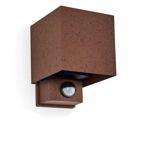 hofstein Außen-Wandleuchte mit Bewegungsmelder - Moderne Außenwandlampe aus Metall mit Up&Down-Lichteffekt, ideal für Garten, Terrasse oder Hof. Schützt zuverlässig mit IP54 gegen Spritzwasser.