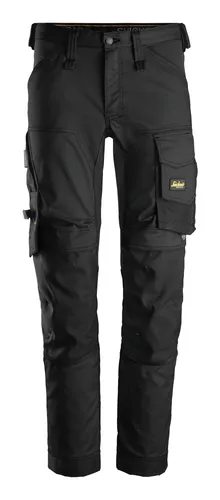 Snickers-Workwear Arbeitshose AllroundWork Stretch für Herren, Größe 48 - Robuste Bundhose mit 4-Wege-Stretcheinsätzen für optimale Bewegungsfreiheit und Cordura-Verstärkungen an Knien. Ideal für Handwerker und Profis in anspruchsvollen Arbeitsumgebungen.