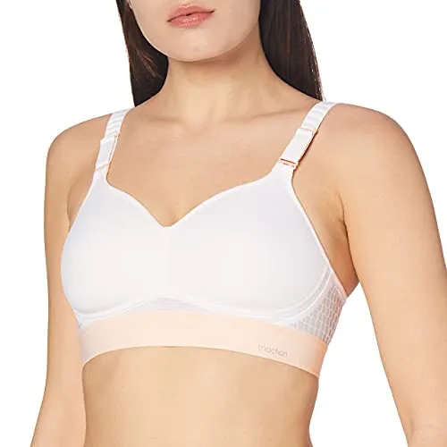 TRIUMPH TRIACTION HYBRIDE LITE BH Damen - Starker Halt in Weiß, Größe 70/D - Funktionsunterwäsche mit starkem Halt; verstellbare Träger für individuellen Tragekomfort und über Kreuz tragbar; leicht gepolsterte Cups für optimale Form.