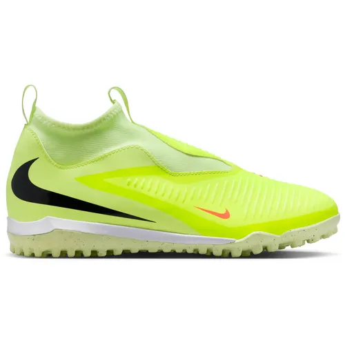 Nike JR PHANTOM 6 HIGH ACAD TF Fußballschuhe für Kinder - Hochwertige Fußballschuhe in hyper crimson-black-limelight, Größe 38 1/2; ideal für optimale Ballkontrolle und präzise Bewegungen auf dem Platz.