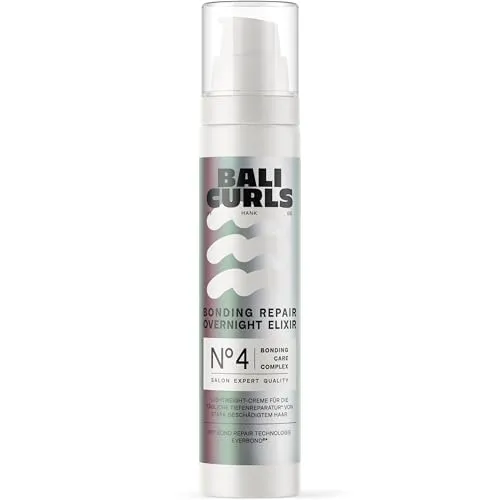 Bali Curls Bonding Repair Overnight Elixir N°4 – Intensive Haarregeneration über Nacht - Haarmasken für geschädigtes Haar: Mit Everbond® Bond Repair Technologie für tiefenwirksame Reparatur und spürbare Geschmeidigkeit während des Schlafs.