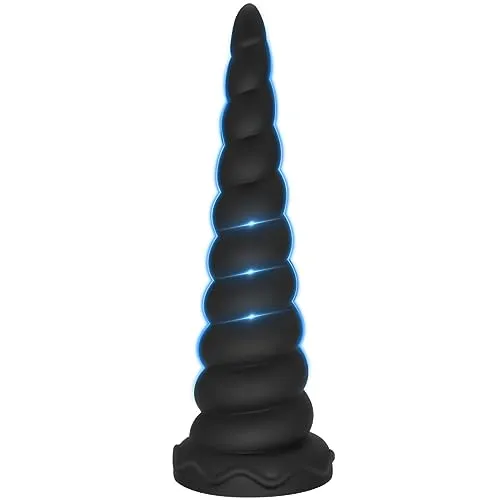 Yadonis Sexspielzeug Anal Plug für Männer und Frauen, Groß Schrauben Buttplug mit Starke Saugnapf Analdehner Trainer Silikon Prostata Stimulation Männer