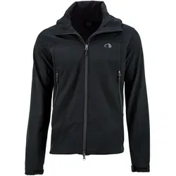 Tatonka Marto Mens Recco Hooded Jacket XXL - Schwarz - Softshelljacke für anspruchsvolle Touren, aus robustem T-SoftShell Dry 3L Material, elastisch, winddicht und stark wasserabweisend.