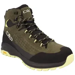 CAMPAGNOLO Vertyx Mid Trekking Shoes WP grün 45 - Wanderschuhe für Herren mit wasserfester CLIMAPROTECT-Membran, ideal für Trekkingtouren. Robustes Wildleder und VIBRAM Sohle bieten optimalen Halt und Komfort auf jedem Terrain.