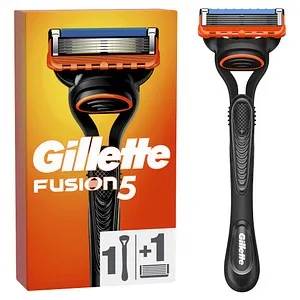 Gillette Fusion5 Rasierapparat mit 1 Klinge - Hochwertiger Herrenrasierer für eine gründliche und langanhaltende Rasur, ausgestattet mit ergonomischem Griff für optimalen Komfort.