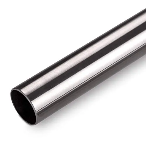 SO-TECH® Garderobenstange aus Edelstahl, 1500 mm - Elegante Garderobenstange aus gebürstetem Edelstahl für Kleiderschränke. Langlebig und pflegeleicht, ideal für Ankleiden oder begehbare Schränke. Verleihen Sie Ihrem Raum ein modernes Upgrade!