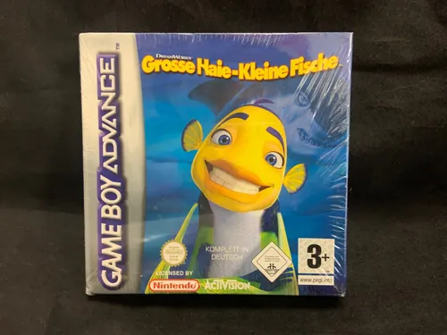 Nintendo Game Boy Advance - Große Haie Kleine Fische - Neu & Sealed - Action & Abenteuer Spiel von THQ für Nintendo Game Boy Advance, neu & originalverpackt, ideal für Sammler und Fans der klassischen Spiele.