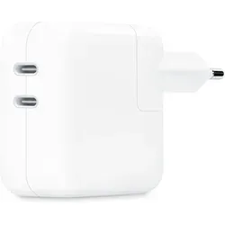 Apple 35W Dual USB C Port Power Adapter - Lade zwei Geräte gleichzeitig, ideal für MacBook Air, iPhone und mehr!