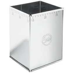 Sallys Backrahmen aus Edelstahl, silber, 16x21,5 cm - Bilderrahmen in silber aus rostfreiem Edelstahl, langlebig und pflegeleicht. Ideal für kreative Präsentationen Ihrer Lieblingsbilder.