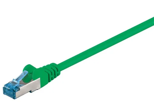 CAT 6A Patchkabel 50 m, S/FTP, halogenfrei, Grün - Hochwertiges 50 m Ethernet Patchkabel mit RJ45-Stecker, ideal für stabile Netzwerkverbindungen. Halogenfreier Kabelmantel sorgt für Sicherheit und Langlebigkeit.
