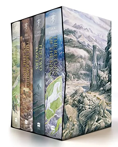 The Hobbit & The Lord of the Rings Boxed Set: Illustrated edition - Hörbücher, beeindruckende illustrierte Ausgabe für Fans von J.R.R. Tolkien's epischen Geschichten.