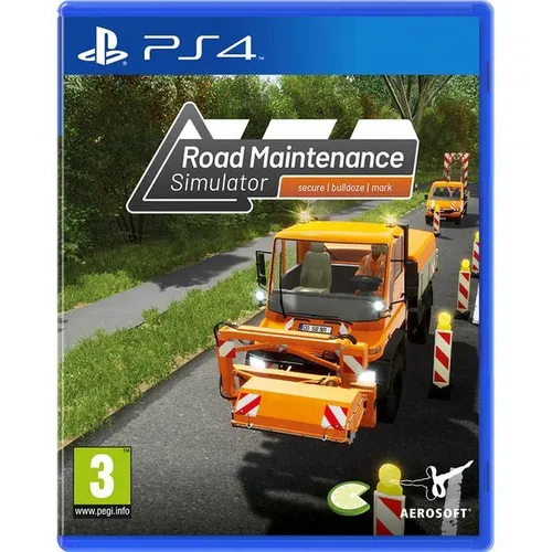 Road Maintenance Simulator - PS4 - Simulator-Spiel für Sony PlayStation 4, realistische Straßenpflege-Erlebnisse und strategische Herausforderungen für alle Altersgruppen.