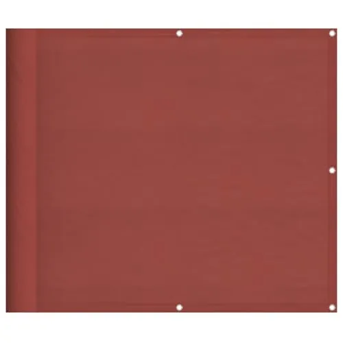 vidaXL Balkon-Sichtschutz Terrakotta 90x1000 cm - Sonnenschirme: Wasserfester Sichtschutz aus 100 % Polyester-Oxford, UV-beständig und ideal für Privatsphäre auf Balkon, Terrasse oder im Garten.