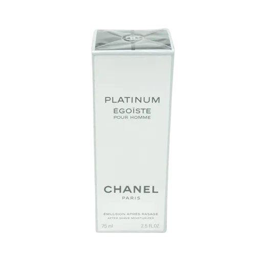 Chanel Egoiste Platinum After Shave Moisturiser 75ml - Hochwertige After Shave Pflege für Herren, spendet Feuchtigkeit und sorgt für ein angenehmes Hautgefühl nach der Rasur.
