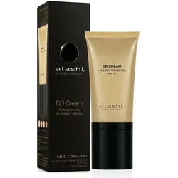 Atashi Anti-Ageing DD Cream Light Nude Tone SPF15 50ml - Anti-Aging-Creme mit Lichtschutzfaktor 15, perfektioniert Ihren Teint und schützt die Haut vor UV-Strahlen für ein jugendliches Aussehen.