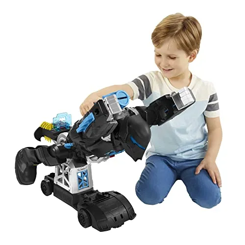 Mattel Imaginext DC Super Friends Bat-Tech Batbot (HBV67) - Spielfigur Spielsets, interaktives Spielzeug mit coolen Licht- und Geräuscheffekten für spannende Abenteuer