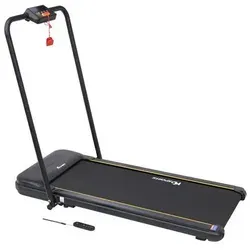 HC Sports Laufband - Walking Pad FJ-611 2-in-1 - Laufband mit 2-in-1-Funktion, ideal für Heimtraining. Mit stoßdämpfendem System und Geschwindigkeiten bis 10 km/h für effektives Training.