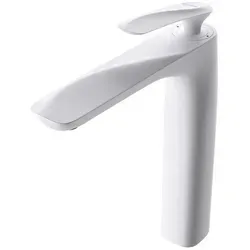 Mai & Mai Wasserhahn Bad Weiß | Einhebelmischer 28cm hoch - Bad- & Duscharmaturen mit modernem Design, praktischer Einhandbedienung und langlebiger Markenkartusche für ein herausragendes Händewasherlebnis.