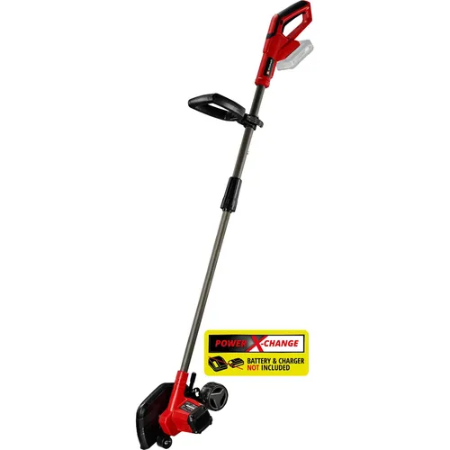 Einhell Rasenkantenschneider GE-LE 18 190 Li-Solo - 18 V, perfekte Kantenschnitte mit 3-stufiger Tiefeneinstellung und platzsparendem Design