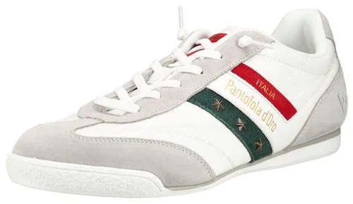 Pantofola d'Oro Sneaker aus Kunstleder - Stylischer Sneaker aus Kunstleder mit markantem Design und hochwertiger Verarbeitung. Das Wechselfußbett sorgt für flexiblen Komfort, ideal für Alltag und Freizeit.