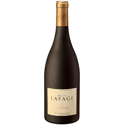 Domaine Lafage Cuvée Le Vignon Rouge Aoc 2016 - Exquisiter Rotwein aus Frankreich - Trocken, 0,75l Flasche, ideal für besondere Anlässe und Genussmomente mit intensiven Aromen und harmonischem Geschmack.