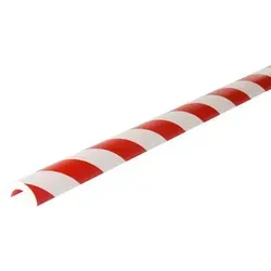 Knuffi Schutzprofile Typ R30 für Rohr-Durchmesser 20-40 mm, rot/weiß - Hochflexibles Warn- und Schutzprofil aus Polyurethan-Schaum, ideal für den Einsatz an Rohren. Schützt vor Stößen und kennzeichnet Gefahrenstellen. Langlebig und temperaturbeständig von -40 bis +100°C.