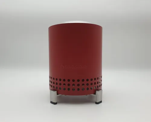 Tischfeuer • Feuertonne • Solo Stove Mesa mit Standfuß in Mulberry / ROT • NEU