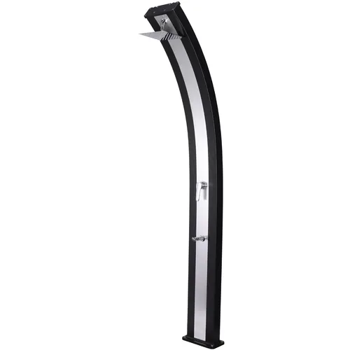 Steinbach Steinbach Swimming Pool Solardusche "Slim Line Duo", schwarz