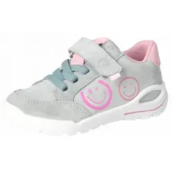 Ricosta Smile Weite M Klettschuh Rosa Gr. 32 - Hochwertige Klettschuhe für Mädchen in river rosa. Mit Velourleder-Obermaterial und praktischem Klettverschluss für einfaches An- und Ausziehen. Ideal für den täglichen Einsatz.