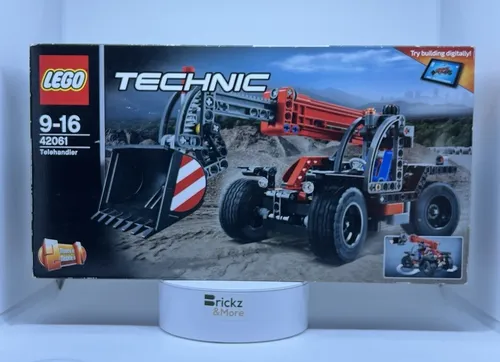 LEGO 42061 Telehandler Technic - Teleskoplader Bausatz - LEGO Technic Set 42061 mit 260 Teilen, ideal für Technik-Fans von 9-16 Jahren. EOL und neu verpackt, perfekt für Sammler und als Geschenk.